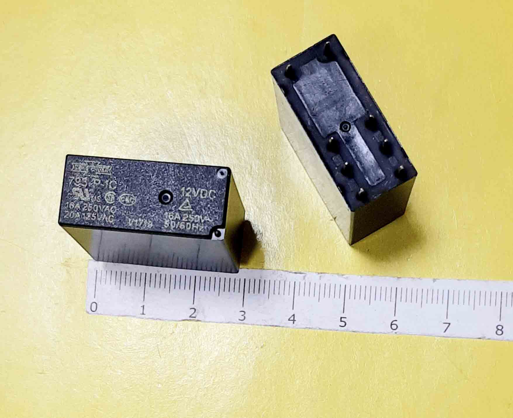 Реле 793-P-1C 12VDC 16A 250VAC 20A 125VAC